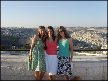 Wymiana Izrael - Kasia, Ula i Zuzia w Izraelu sierpień 2007 r.