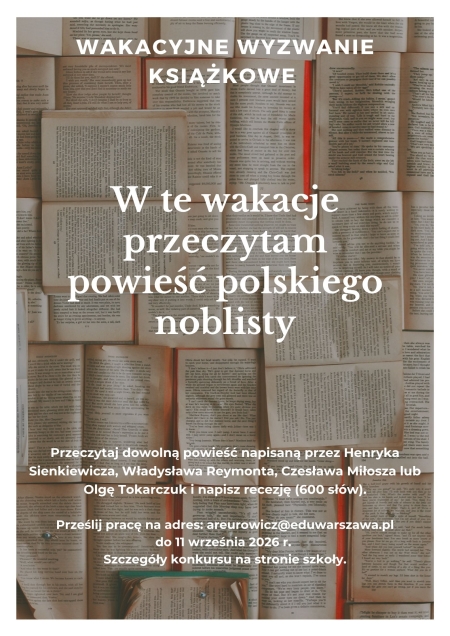 Wakacyjne wyzwanie książkowe...