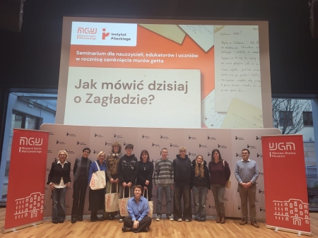 Uczniowie klasy 3c na warsztatach MGW