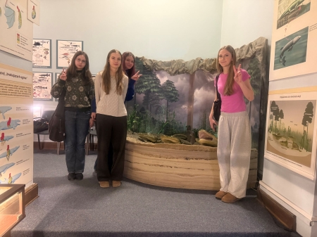 Klasy III  w Muzeum Ewolucji Instytutu Paleobiologii