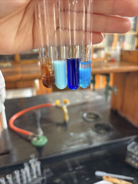 Analiza jakościowa kationów i anionów - zajęcia laboratoryjne klasy I C 